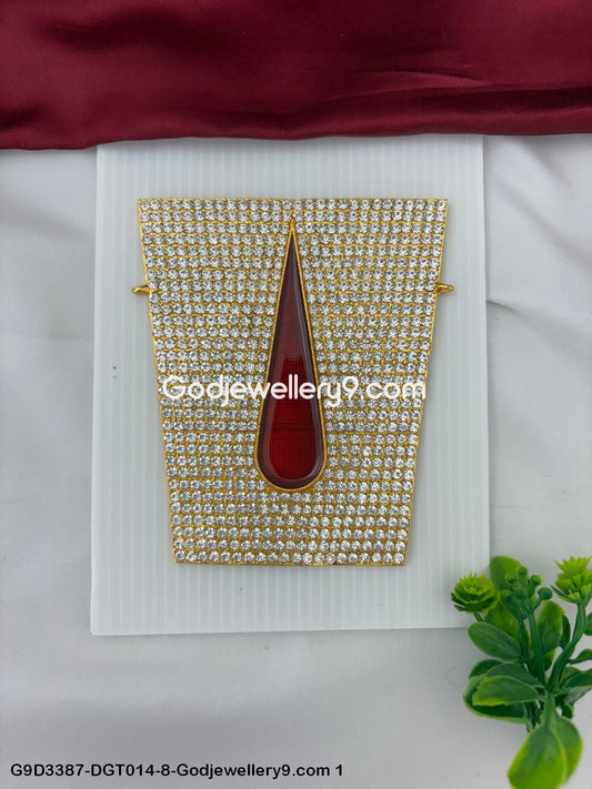 Tirupati Deity Namam Tilak For Lord Vishnu and Balaji God Sacred Godjewellery9.com G9D3387-DGT014-8 1