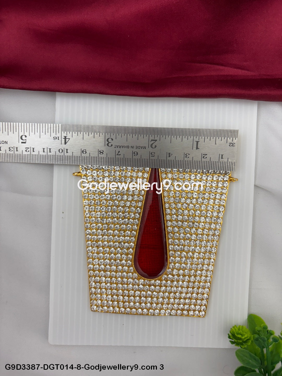 Tirupati Deity Namam Tilak For Lord Vishnu and Balaji God Sacred Godjewellery9.com G9D3387-DGT014-8 3