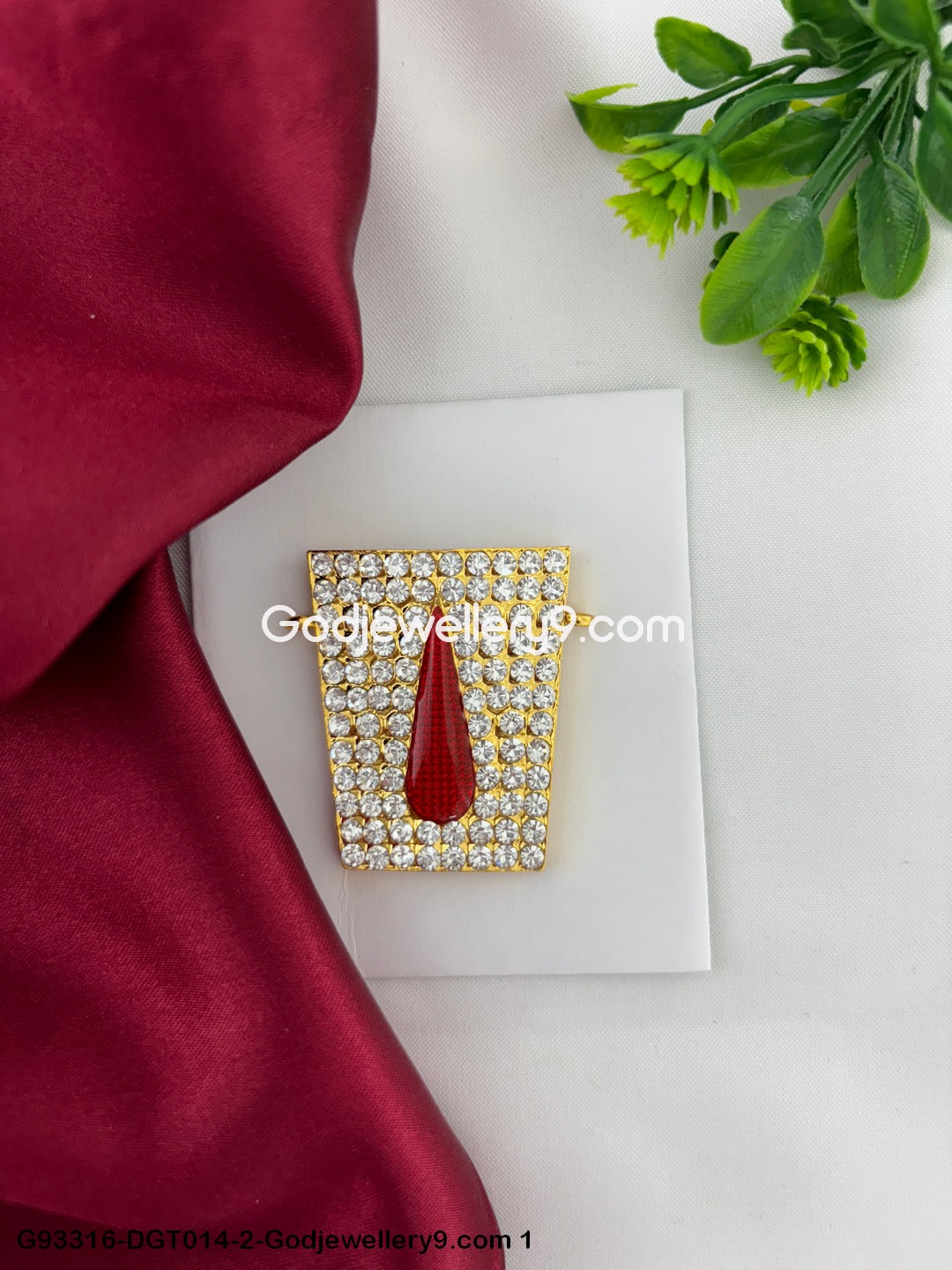 Traditional Tirupati Balaji God Deity Namam For Vishnu Idols Best Godjewellery9.com G93316-DGT014-2 1