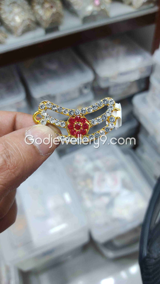 Tripundra Stone Bindi Vibuthi Pattai Deity God Tilak Namam R19
