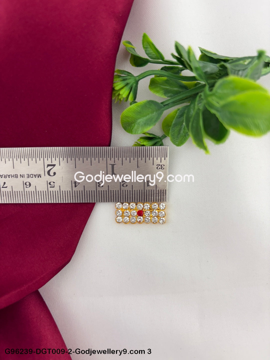 Tripundra Vibuthi Pattai Deity God Tilak Namam For Temple and Puja Decore G96239-DGT009-2-Godjewellery9.com 3