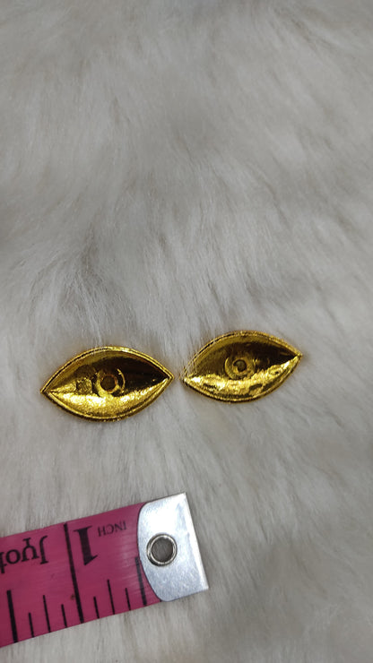 kanmalar eye sets in gold finish 4 godjewellery9